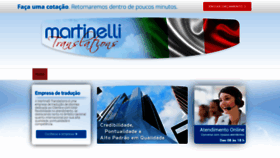 What Martinellitranslations.com.br website looked like in 2020 (3 years ago)