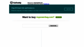 What Mypowerbag.com website looked like in 2020 (3 years ago)