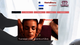 What Maskabeauty.net website looked like in 2020 (3 years ago)