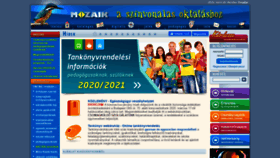 What Mozaik.info.hu website looked like in 2020 (3 years ago)