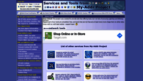 What My-addr.com website looked like in 2020 (3 years ago)