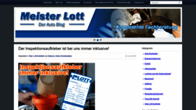 What Meister-lott.de website looked like in 2020 (3 years ago)