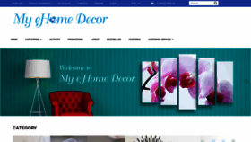 What Myehomedecor.com website looked like in 2020 (3 years ago)