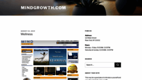 What Mindgrowth.com website looked like in 2020 (3 years ago)