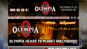 What Mrolympia.com website looked like in 2020 (3 years ago)