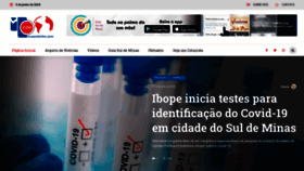 What Muzambinho.com.br website looked like in 2020 (3 years ago)