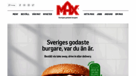 What Max.se website looked like in 2020 (3 years ago)