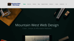 What Mtnwestdesign.com website looked like in 2020 (3 years ago)