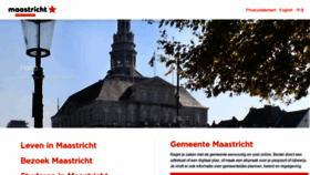 What Maastricht.nl website looked like in 2020 (3 years ago)
