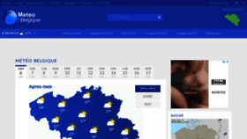 What Meteobelgique.org website looked like in 2020 (3 years ago)