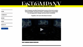 What Mediakit.fastcompany.com website looked like in 2020 (3 years ago)
