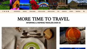 What Moretimetotravel.com website looked like in 2020 (3 years ago)