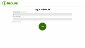 What Myoffice.neolife.com website looked like in 2020 (3 years ago)