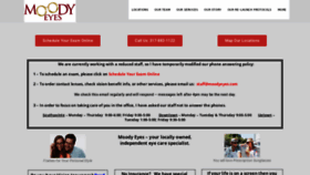 What Moodyeyes.com website looked like in 2020 (3 years ago)