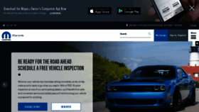 What Moparownerconnect.com website looked like in 2020 (3 years ago)