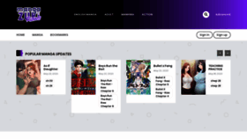 What Mangazuki.club website looked like in 2020 (3 years ago)