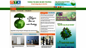 What Moitruong.com.vn website looked like in 2020 (3 years ago)