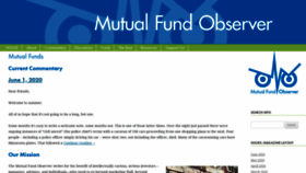 What Mutualfundobserver.com website looked like in 2020 (3 years ago)
