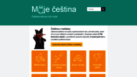 What Mojecestina.cz website looked like in 2020 (3 years ago)