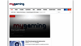 What Mygaming.co.za website looked like in 2020 (3 years ago)