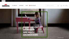 What Mohawkflooring.com website looked like in 2020 (3 years ago)