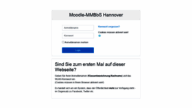 What Moodle.mm-bbs.de website looked like in 2020 (3 years ago)