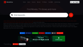 What Movieorca.com website looked like in 2020 (3 years ago)