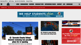 What Mysuncoast.com website looked like in 2020 (3 years ago)