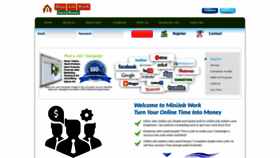 What Minijobwork.com website looked like in 2020 (3 years ago)