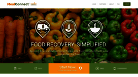 What Mealconnect.org website looked like in 2020 (3 years ago)
