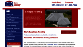 What Markkaufmanroofing.com website looked like in 2020 (3 years ago)