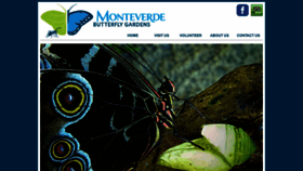 What Monteverdebutterflygarden.com website looked like in 2020 (3 years ago)