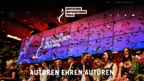 What Musikautorenpreis.de website looked like in 2020 (3 years ago)