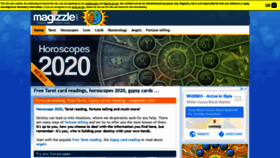 What Magizzle.com website looked like in 2020 (3 years ago)