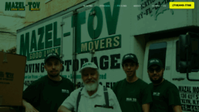 What Mazeltovmovers.com website looked like in 2020 (4 years ago)
