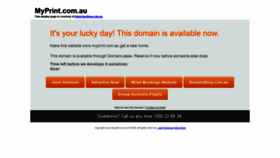 What Myprint.com.au website looked like in 2020 (3 years ago)