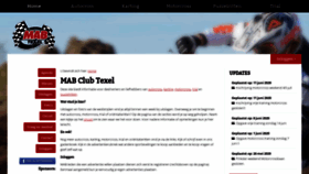 What Mabclub-texel.nl website looked like in 2020 (3 years ago)