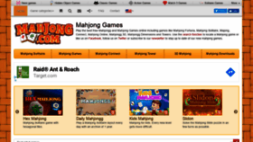 What Mahjongg.com website looked like in 2020 (3 years ago)