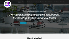 What Maksoft.in website looked like in 2020 (3 years ago)