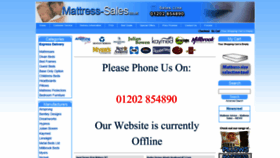 What Mattress-sales.co.uk website looked like in 2020 (3 years ago)