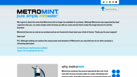 What Metromint.com website looked like in 2020 (3 years ago)