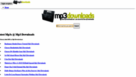 What Mp3-downloads.net website looked like in 2020 (3 years ago)