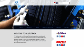 What Multistrada.co.id website looked like in 2020 (3 years ago)