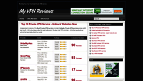 What Myvpnreviews.com website looked like in 2020 (3 years ago)