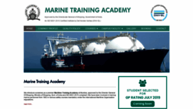 What Marinetrainingacademy.com website looked like in 2020 (3 years ago)