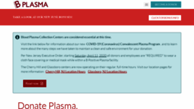 What Myplasmacenter.com website looked like in 2020 (3 years ago)