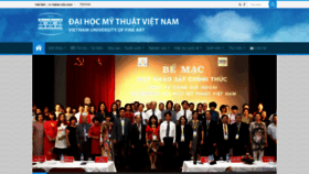 What Mythuatvietnam.edu.vn website looked like in 2020 (3 years ago)