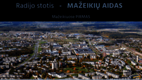 What Mazeikiuaidas.lt website looked like in 2020 (3 years ago)