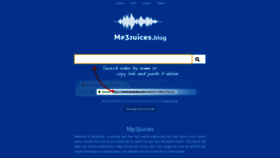 What Mp3juices.blog website looked like in 2020 (3 years ago)
