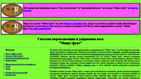 What Minusfunt.ru website looked like in 2020 (3 years ago)